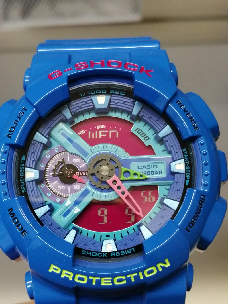 CASIO G-SHOCK BLU/GA-110HC