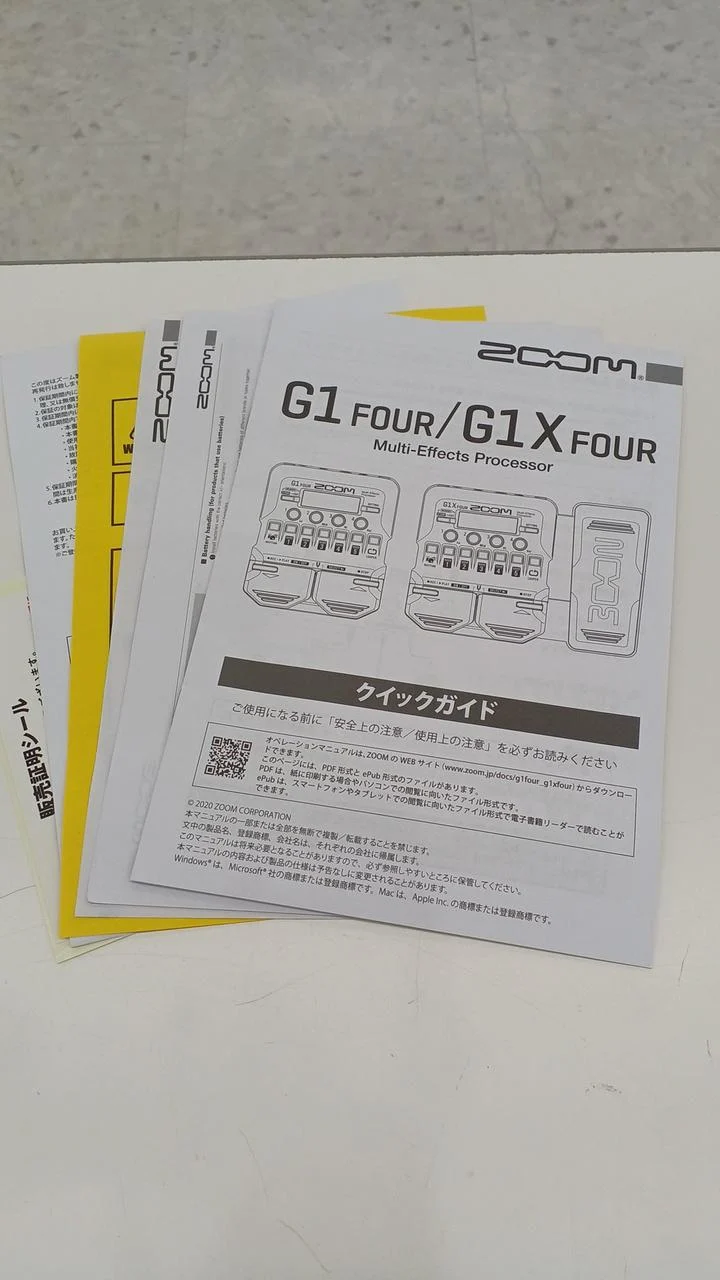 ZOOM Multi-Effekte G1 FOUR