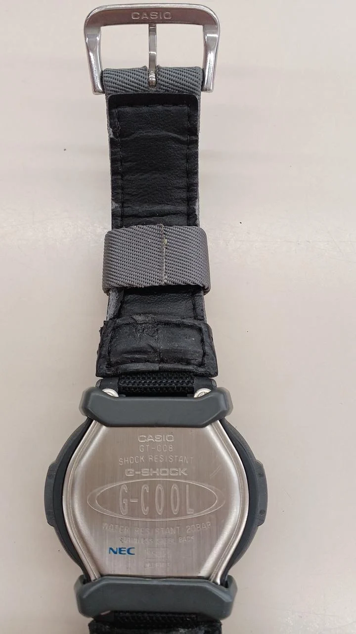 CASIO G-SHOCK GT-008 Schwarz×Grau, Zustand C (gebraucht)