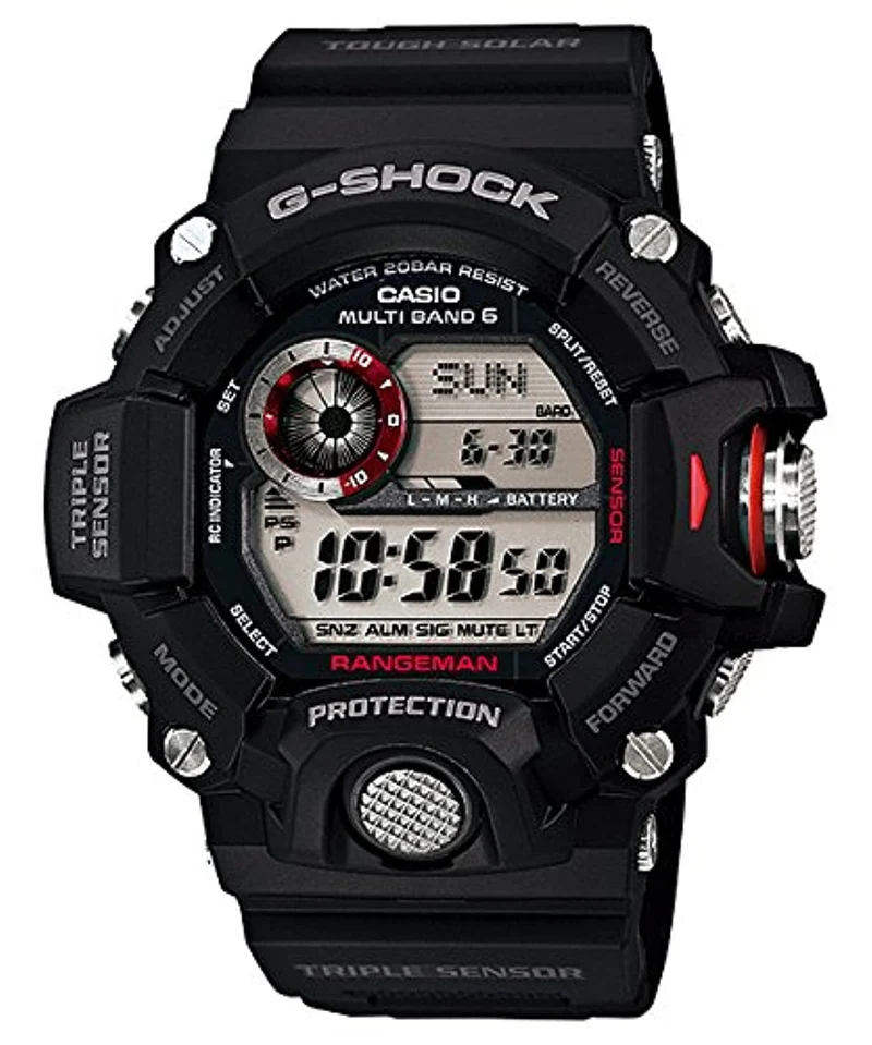 [Casio] CASIO G-SHOCK Funkgesteuerte Solaruhr Rangeman GW-9400-1DR (Gleiches Modell wie GW-9400J-1JF) [Importprodukt]