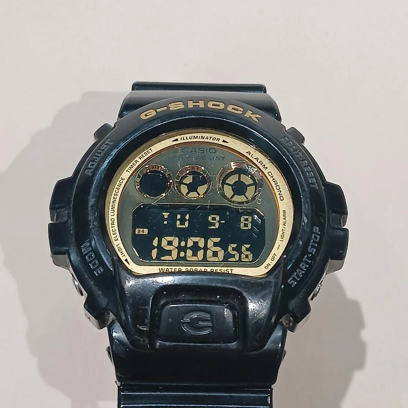 CASIO G-SHOCK SCHWARZ×GLD/DW6900CB