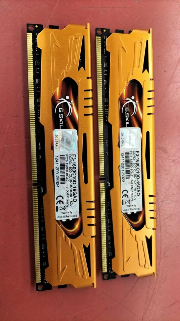 G.SKILL Speicher: 8G×2 F3-1600C10D-16GAO