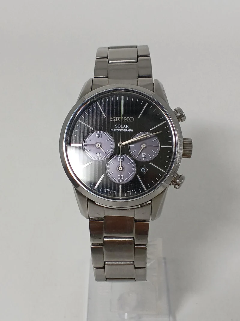 SEIKO Solar-Chronograph Armbanduhr V175-0BJ0
