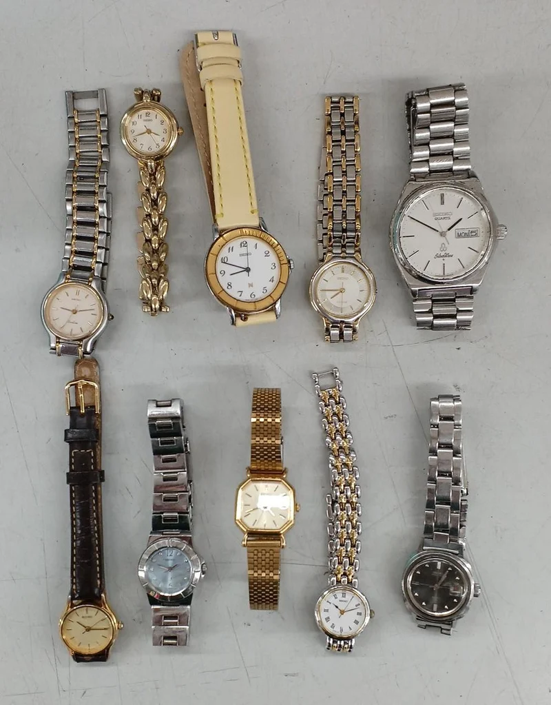 [JUNK] SEIKO Junk Bulk 47 Flaschen