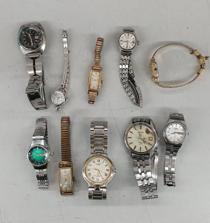 [JUNK] SEIKO Junk Bulk 47 Flaschen