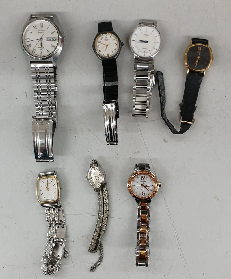 [JUNK] SEIKO Junk Bulk 47 Flaschen