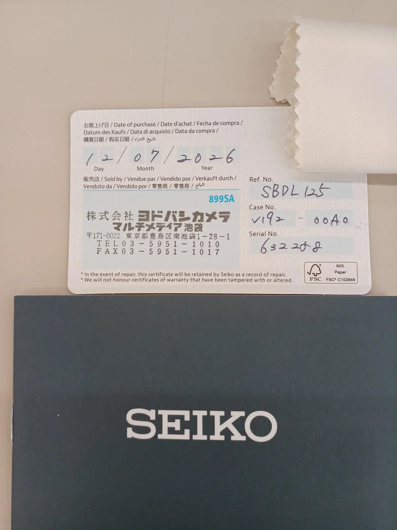 SEIKO Uhr SBDL125