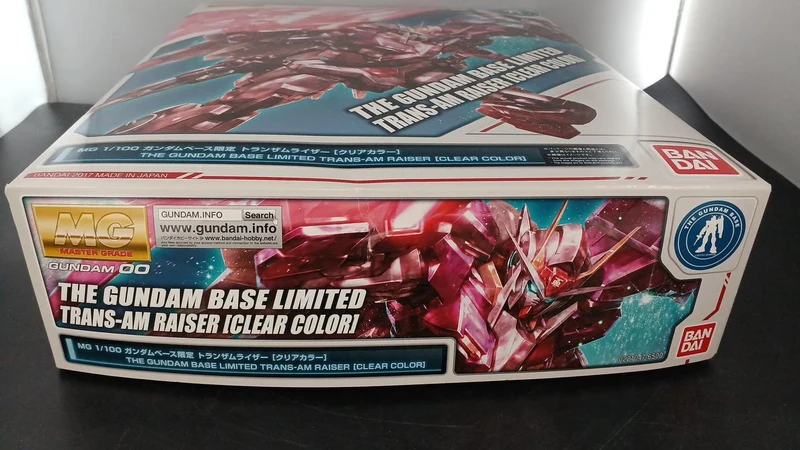 BANDAI Mobile Suit Gundam 00 MG Trans-Am Riser Gundam Base Limited