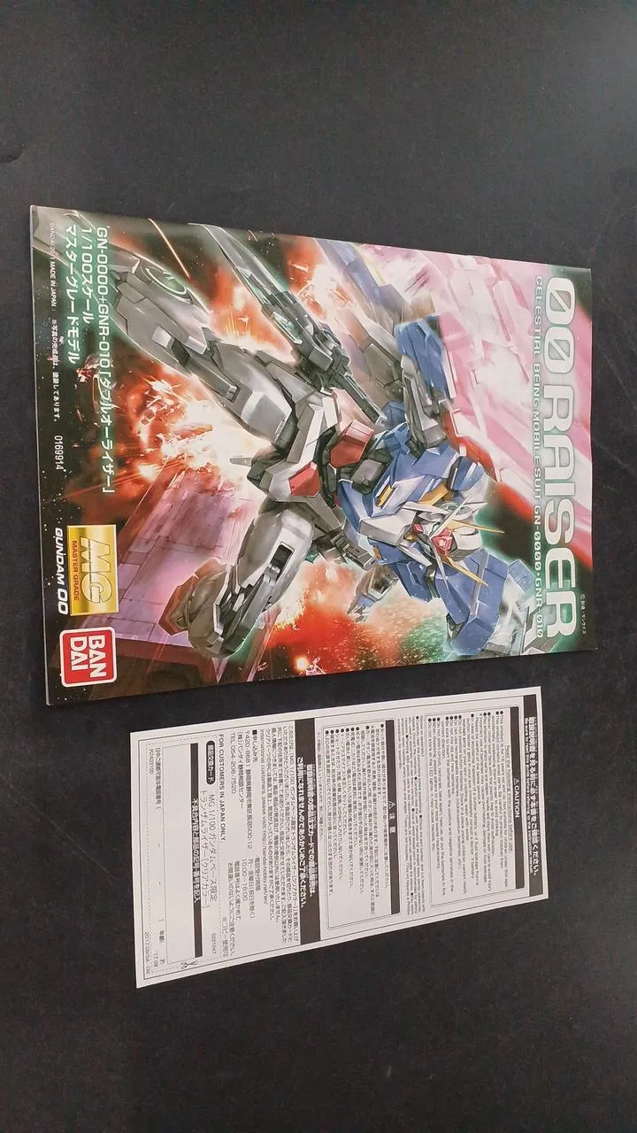 BANDAI Mobile Suit Gundam 00 MG Trans-Am Riser Gundam Base Limited