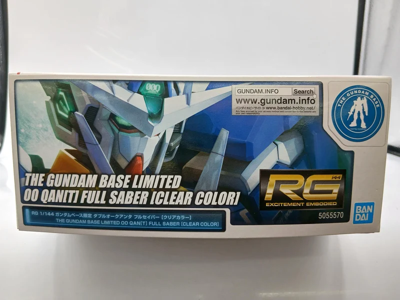 BANDAI RG 1/144 RG 1/144 Gundam Base Limited Double Au Quanta