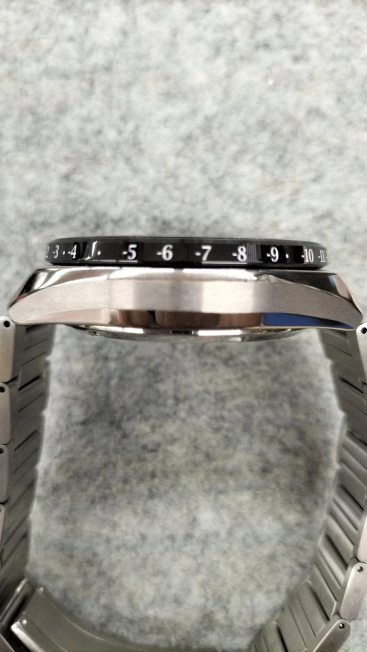 SEIKO GPS Solar Analog Armbanduhr SBXB155 Unbenutzt