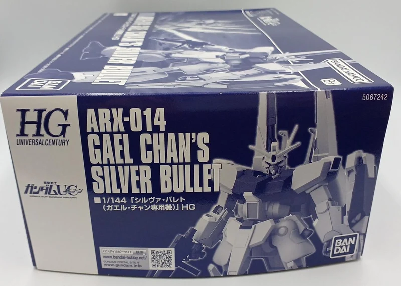 BANDAI Mobile Suit Gundam UC HG 1/144 Silver Barreto (Gael Chans Custom)