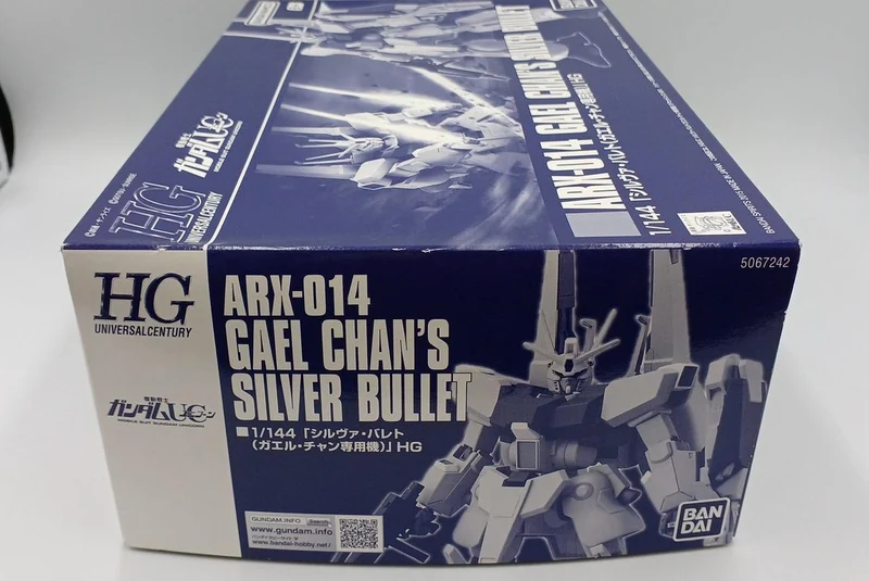 BANDAI Mobile Suit Gundam UC HG 1/144 Silver Barreto (Gael Chans Custom)