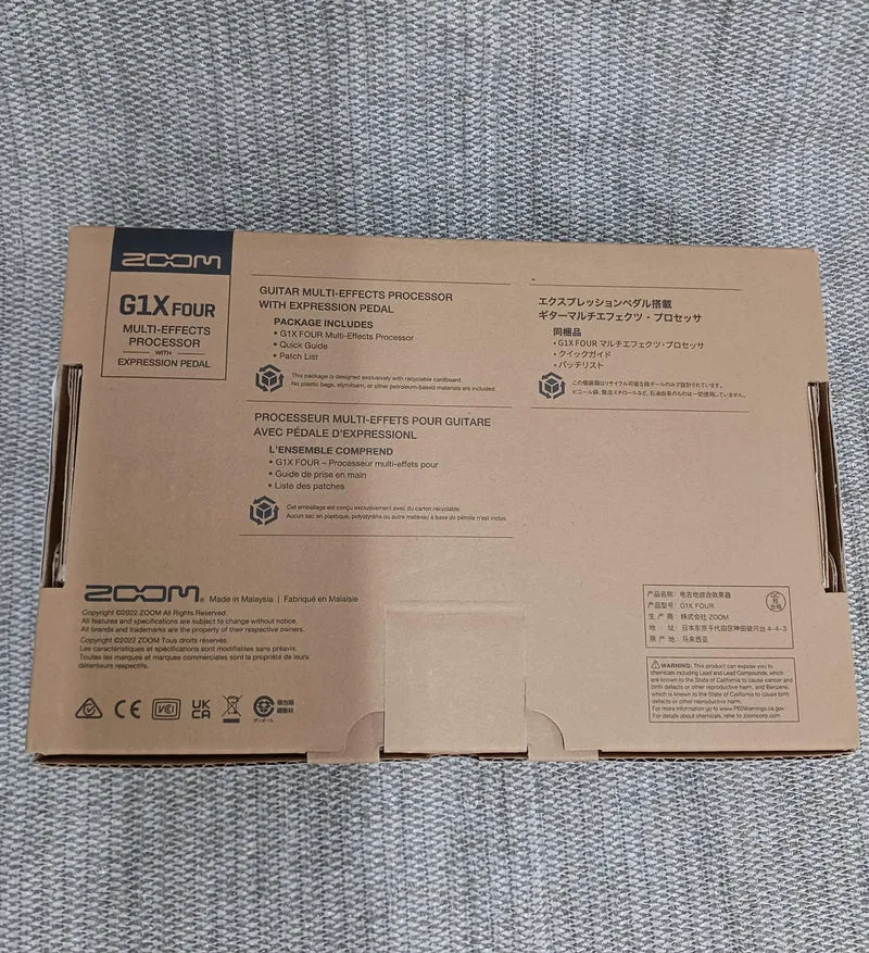 ZOOM Multi-Effektpedal G1FOUR