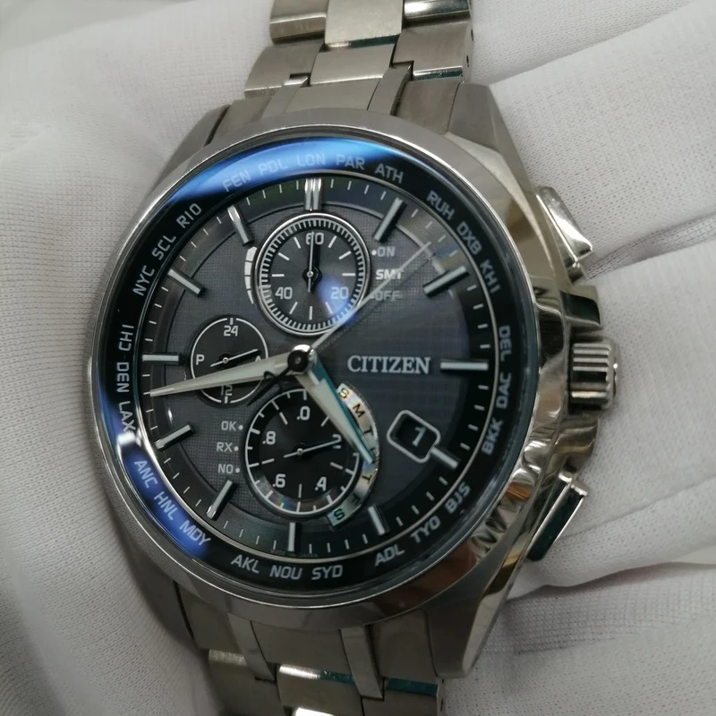 [SCHROTT] CITIZEN Solar-Funkuhr H804-T18696