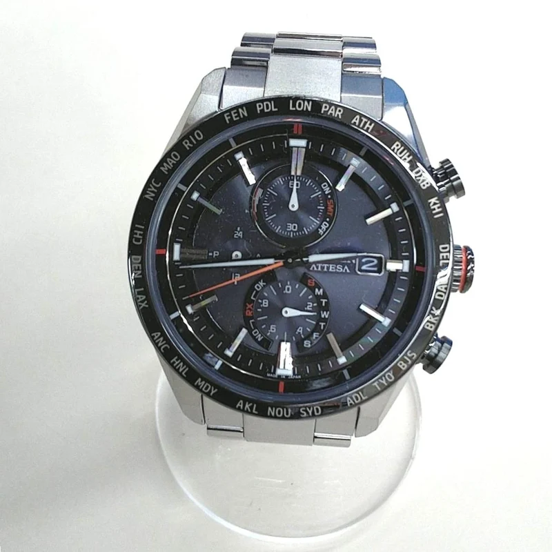 CITIZEN Solar-Funkarmbanduhr attesa H800-A1CN206