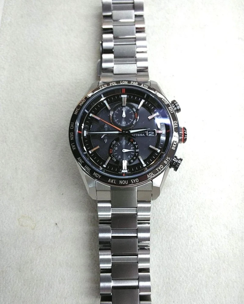 CITIZEN Solar-Funkarmbanduhr attesa H800-A1CN206