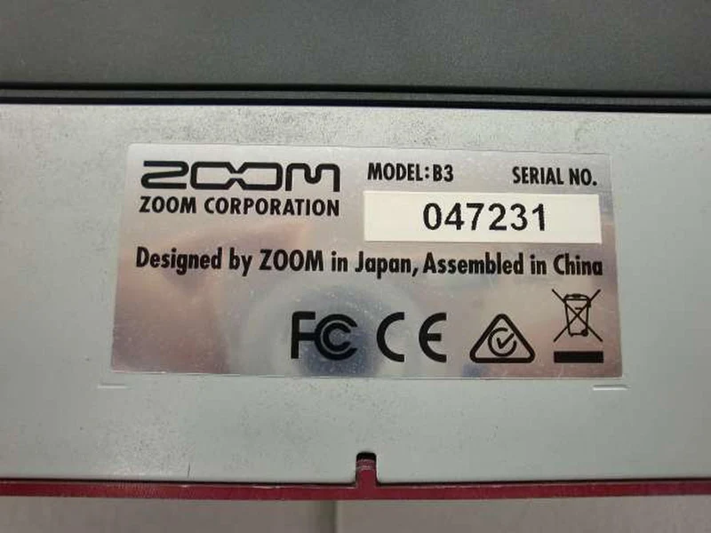 ZOOM Multi-Effektpedal B3