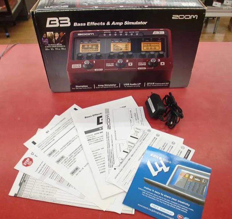 ZOOM Multi-Effektpedal B3