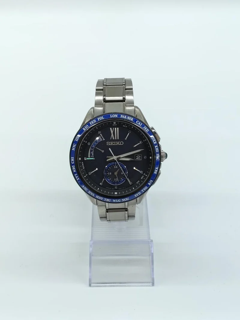 SEIKO Quarz-Analog-Armbanduhr 8B63-0AC0