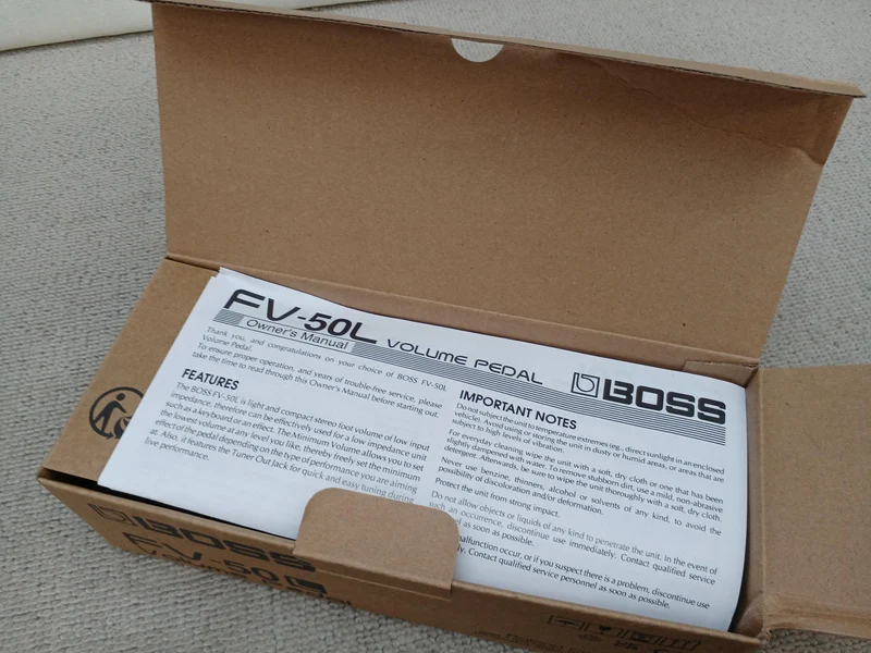 BOSS Volume Pedal FV-50L (unbenutzt)