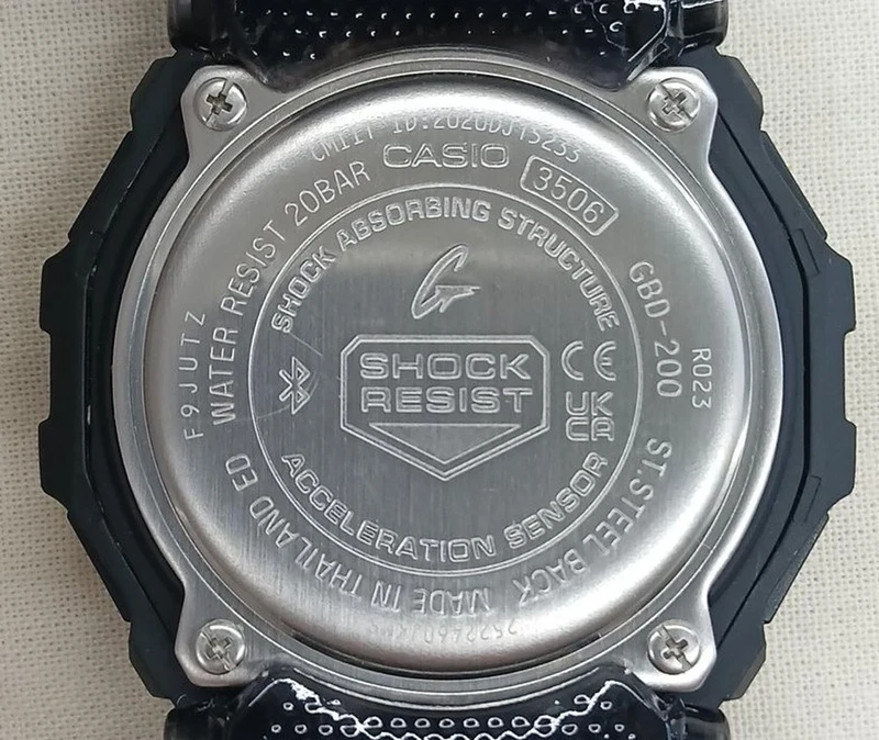 CASIO G-SHOCK Digitalarmbanduhr GBD-200-A1JF