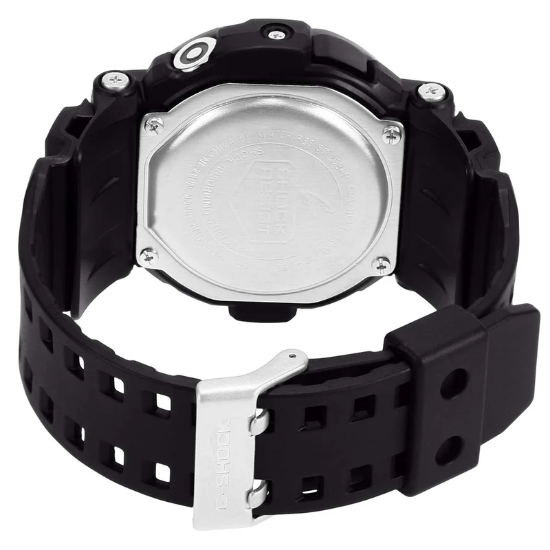CASIO G-SHOCK Herren-Digitaluhr mit Vibrationsfunktion GD-350-1B Schwarz (Auslandsmodell, Parallelimport)