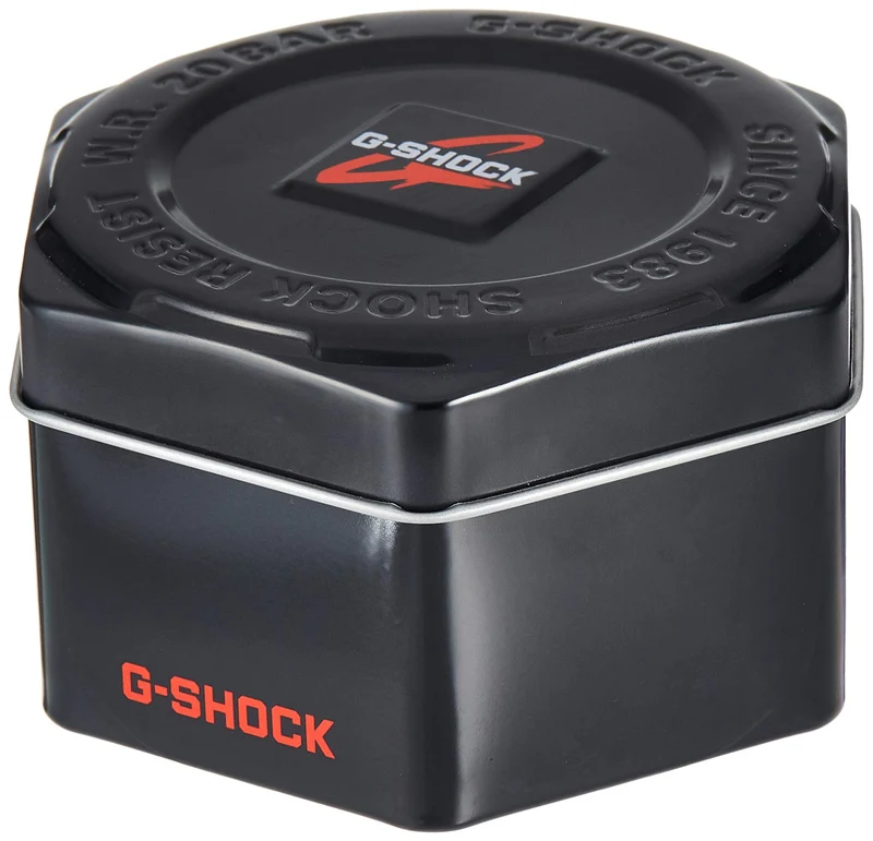 CASIO G-SHOCK Herren-Digitaluhr mit Vibrationsfunktion GD-350-1B Schwarz (Auslandsmodell, Parallelimport)