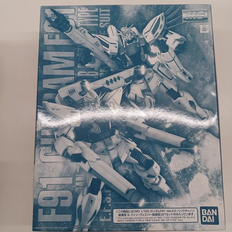BANDAI Mobile Suit Gundam F91-MSV MG F91 Gundam F91 Ver.2.0