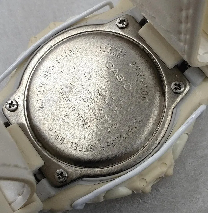 CASIO BABY-G Quarz BGM-100 Weiß