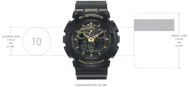 Casio G-Shock Camouflage-Uhr GA100CF-1A9 [Casio G-Shock Camouflage-Uhr GA100CF-1A9]