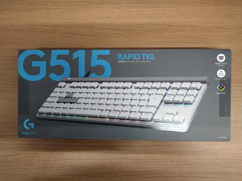LOGICOOL Gaming-Tastatur G515-TKL-RTWH