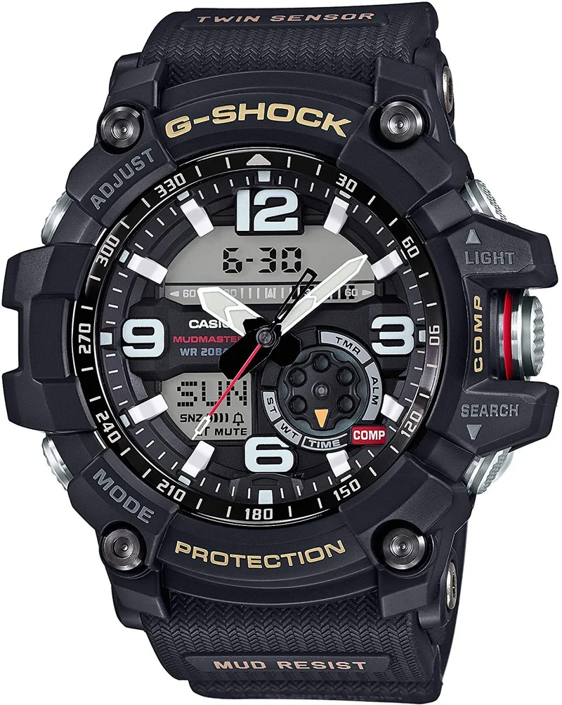 CASIO G-SHOCK GG-1000-1A Herrenuhr Master of G Mudmaster, schwarz, staubdicht [Parallelimport]