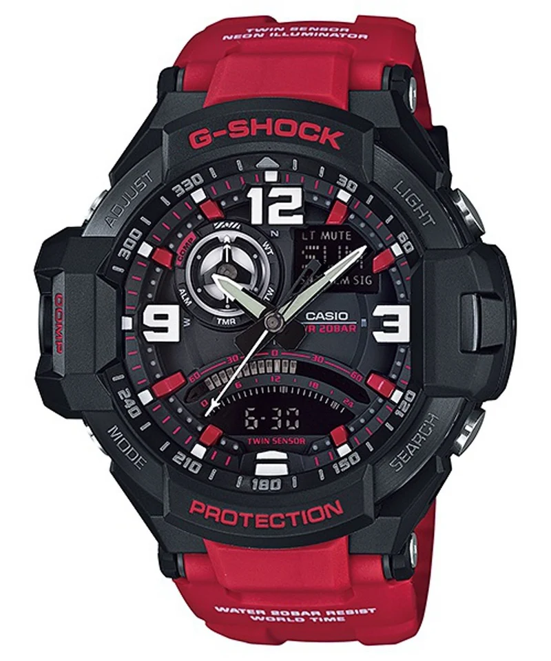Casio G-SHOCK SKY COCKPIT Overseas Modell GA-1000-4B Herrenuhr [Parallelimport]