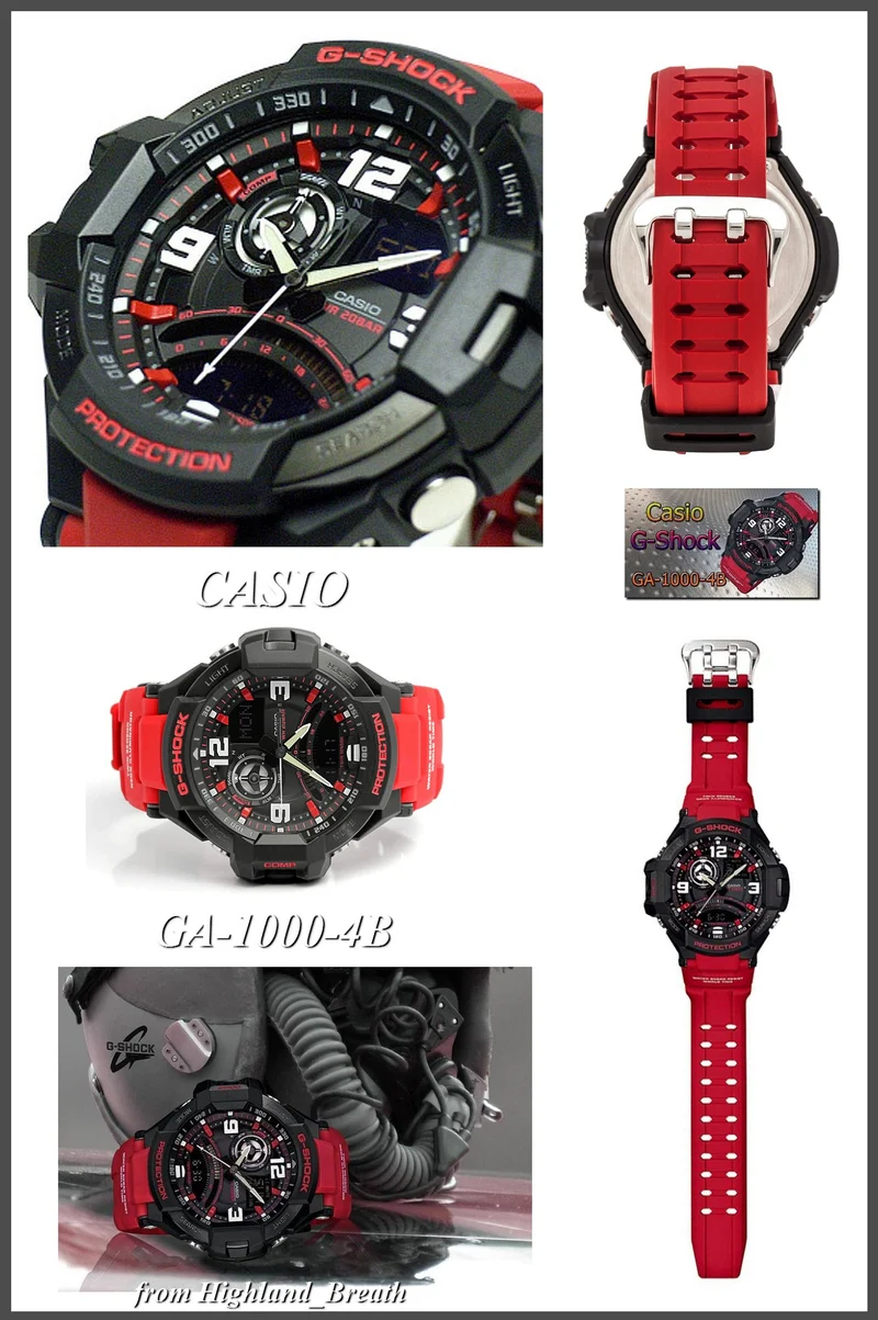 Casio G-SHOCK GA-1000-4B Sky Cockpit Uhr (Parallelimport)