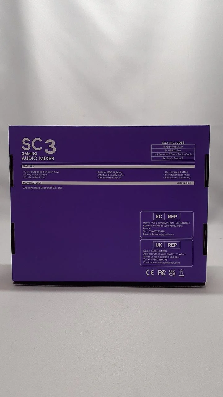 FIFINE Gaming-Audiomixer SC3