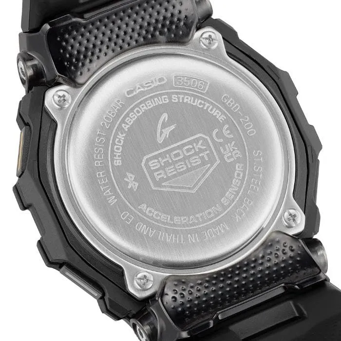 G-SHOCK G-SQUAD GBD-200 Serie Smartphone-Verbindung Casio Digitaluhr Schwarz GBD-200-1A1 Herrengröße Überseemodell [Parallelimport]