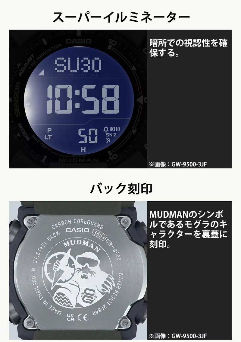 G-SHOCK MUDMAN GW-9500MH-5JF Casio Funkgesteuerte Solaruhr (Originalprodukt für den Inlandmarkt)