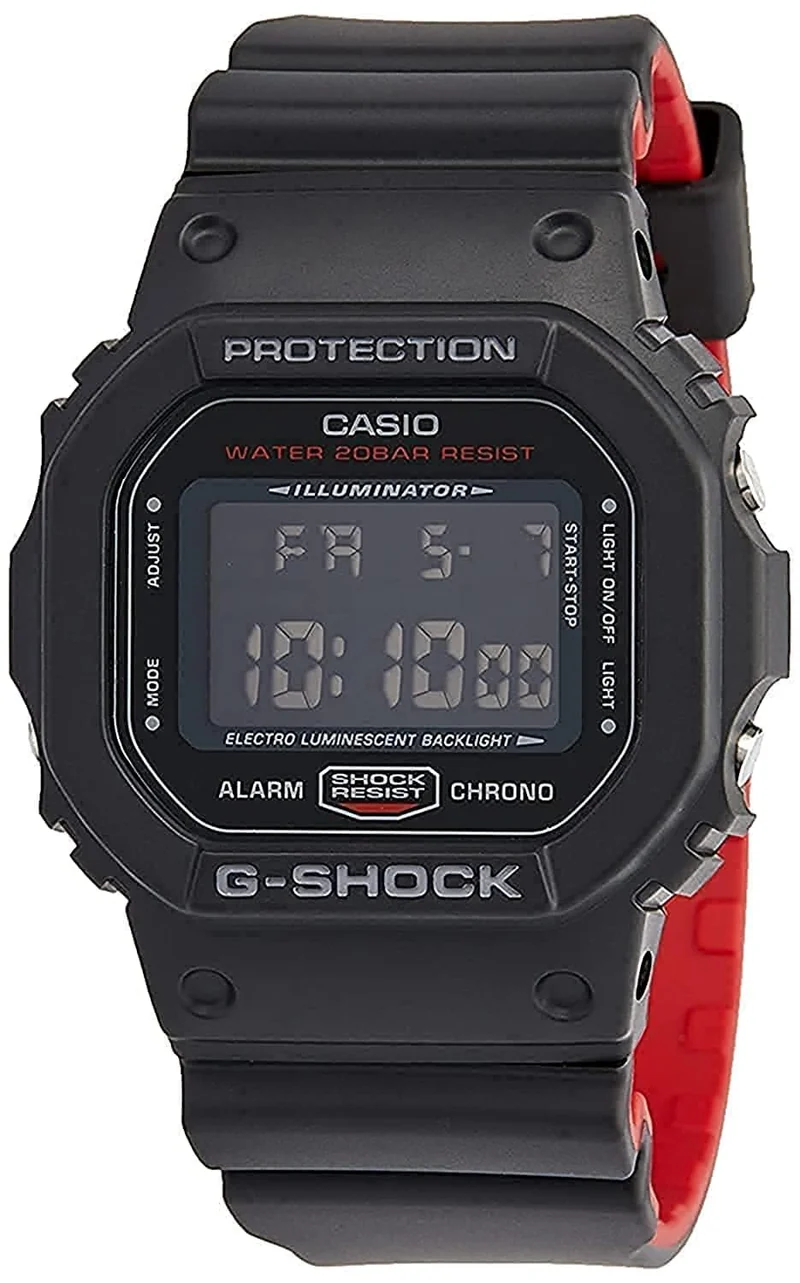 Casio G-Shock DW-5600HR-1D Schwarze digitale Herren-Sportuhr mit Quarzwerk (Internationaler Versand möglich)