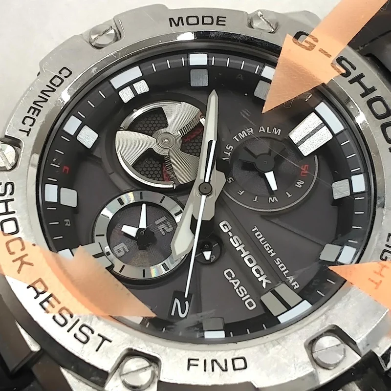 CASIO G-SHOCK Tough Solar GST-B100 Starke Kratzer