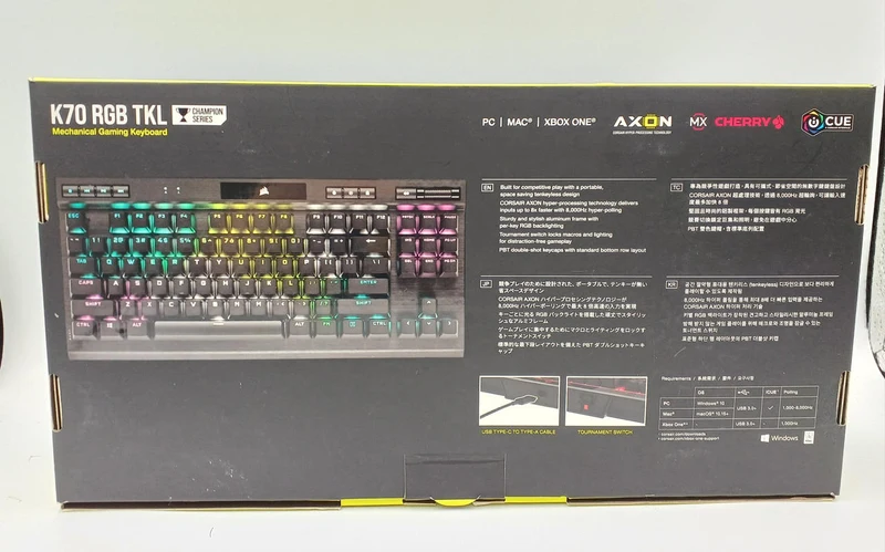 CORSAIR Gaming-Tastatur K70 RGB TKL/RGP0071