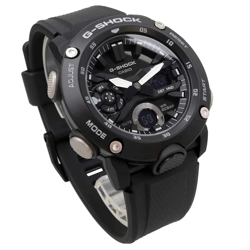 [Casio] CASIO G-SHOCK Analog-Digital-Uhr, Schwarz, Carbon/Resin, 20 ATM wasserdicht, Überseemodell GA-2000S-1A [Parallelimport]