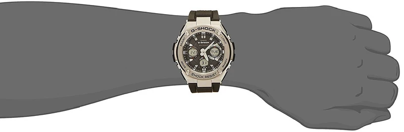CASIO G-SHOCK G-STEEL Analog-Digital Funkgesteuerte Solaruhr GST-W110-1A / GST-W110-1AER (Auslandsmodell - Gleiches Modell wie das Inlandsmodell GST-W110-1AJF) Herrenuhr [Parallelimport]