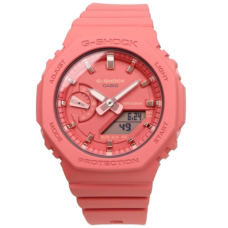 [Casio] CASIO G-SHOCK Octagon Design GMA-S2100-4A2 Herren/Damen Mattes Lachsrosa [Parallelimport]