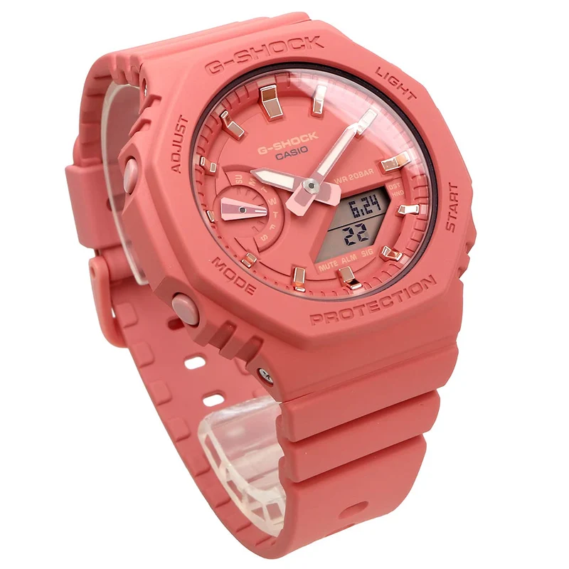 [Casio] CASIO G-SHOCK Octagon Design GMA-S2100-4A2 Herren/Damen Mattes Lachsrosa [Parallelimport]