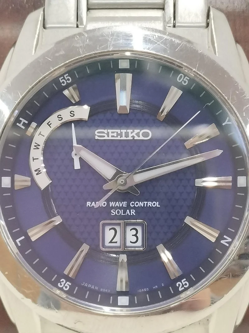 SEIKO Solar-Funkuhr Breitz 8B43-0AD0