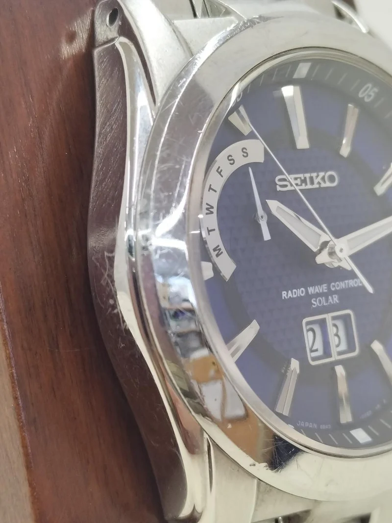 SEIKO Solar-Funkuhr Breitz 8B43-0AD0