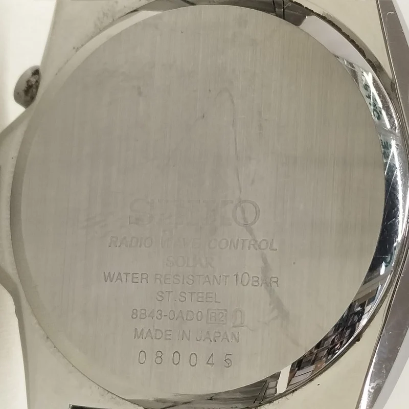 SEIKO Solar-Funkuhr Breitz 8B43-0AD0