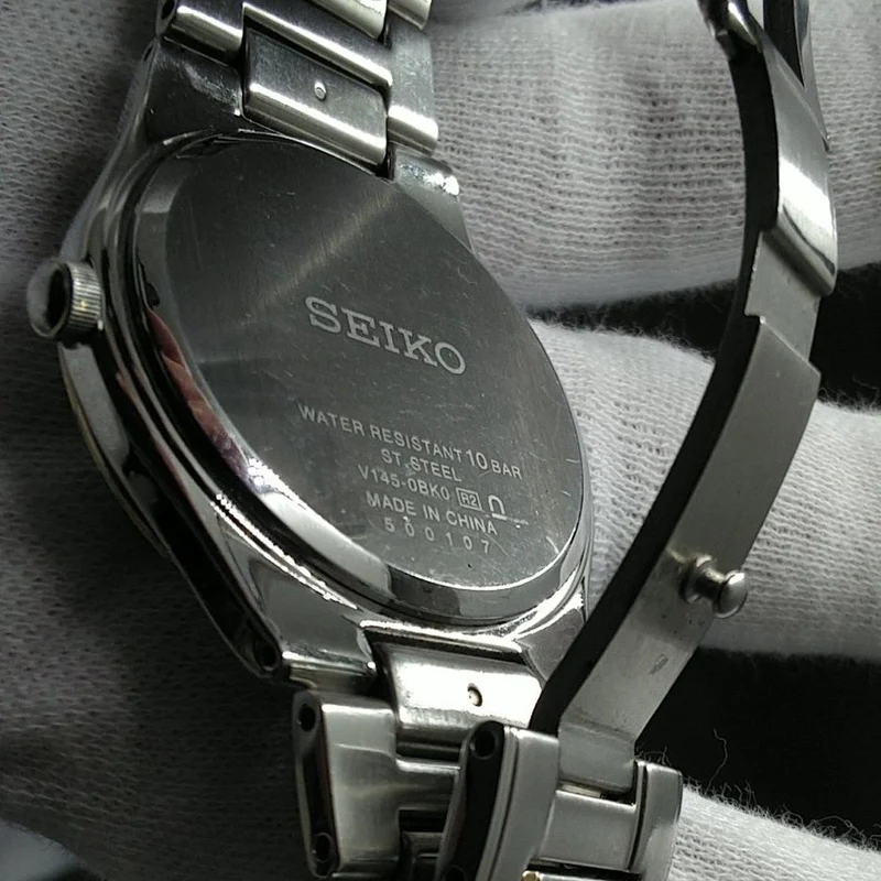 SEIKO Armbanduhr (Solar) V145-0BK0