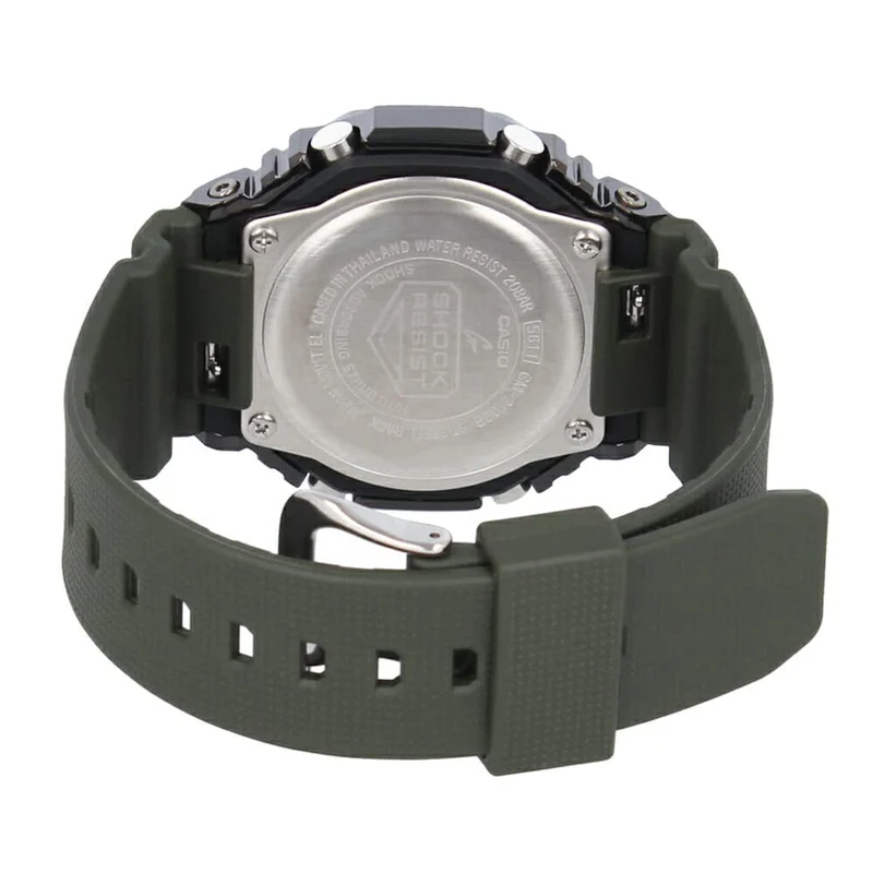 CASIO G-SHOCK GM-2100 SERIES Herren-Analog-Digitaluhr, Edelstahl, Grün/Gunmetal, GM-2100B-3A [Parallelimport]